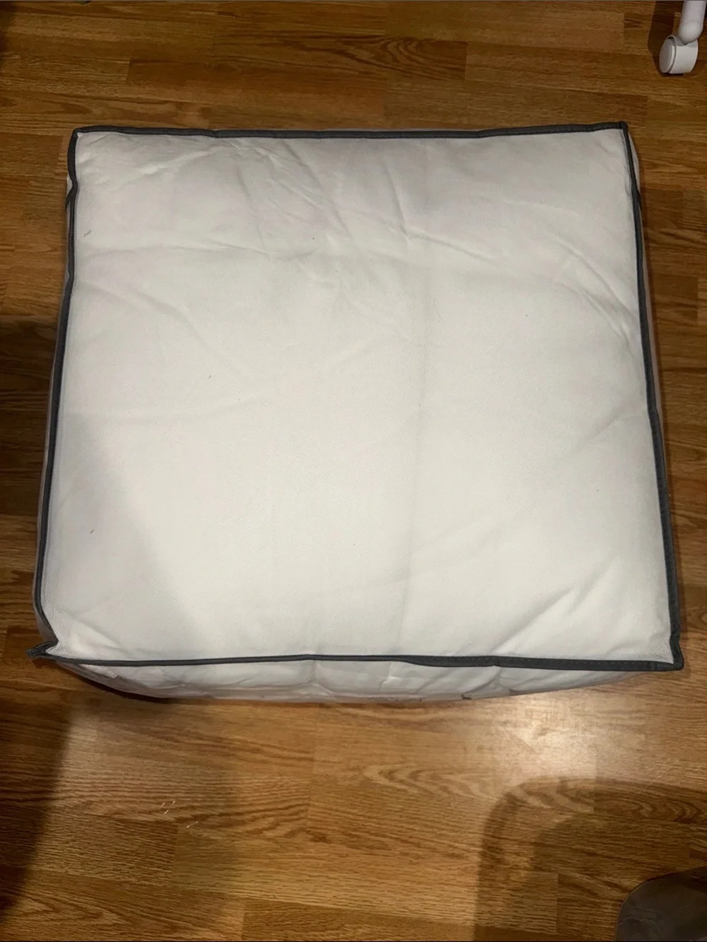 Eddie Bauer White Comforter with Gray Trim - Signature Luxury